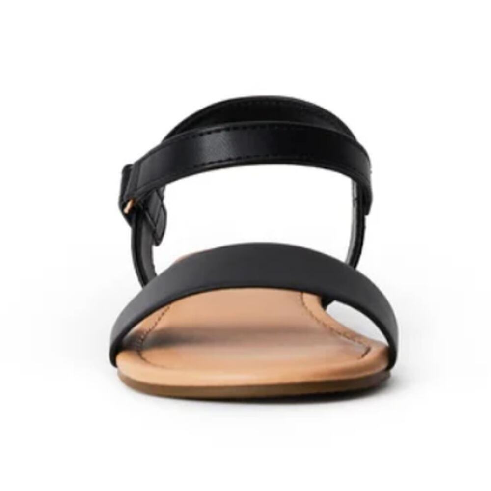 Fabkids Little Girl Single Strap Sandal in Black​​​​ - Picture 2 of 3